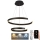 LED Hämardatav lühter LED/120W/230V 3000-6500K d. 60 cm + kaugjuhtimispult