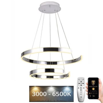 LED Hämardatav lühter LED/120W/230V 3000-6500K d. 60 cm + kaugjuhtimispult