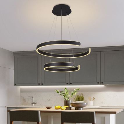LED Hämardatav lühter LED/120W/230V 3000-6500K d. 60 cm + kaugjuhtimispult