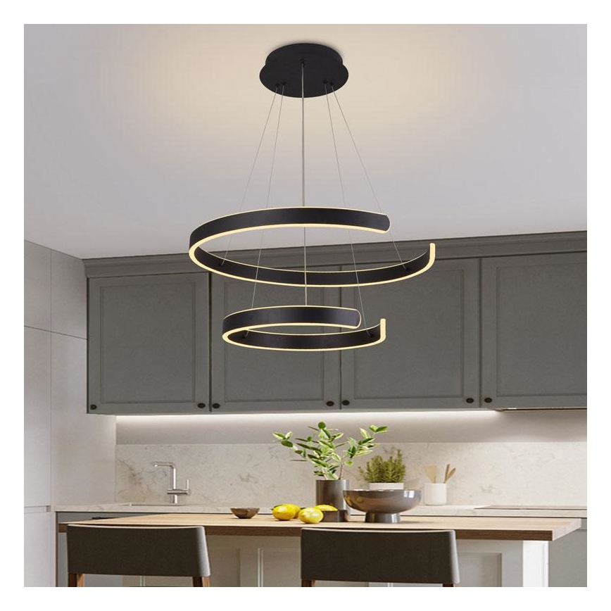 LED Hämardatav lühter LED/120W/230V 3000-6500K d. 60 cm + kaugjuhtimispult