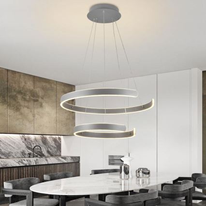 LED Hämardatav lühter LED/120W/230V 3000-6500K d. 60 cm + kaugjuhtimispult