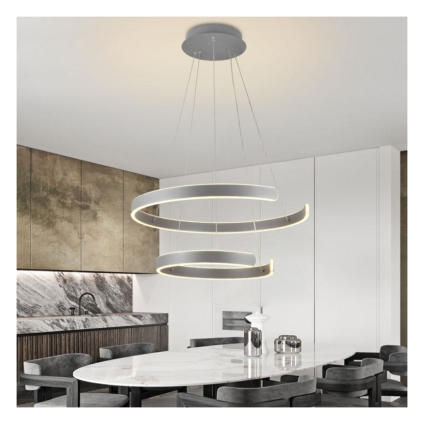 LED Hämardatav lühter LED/120W/230V 3000-6500K d. 60 cm + kaugjuhtimispult