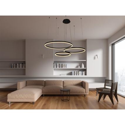 LED Hämardatav lühter LED/125W/230V 3000-6500K + kaugjuhtimispult