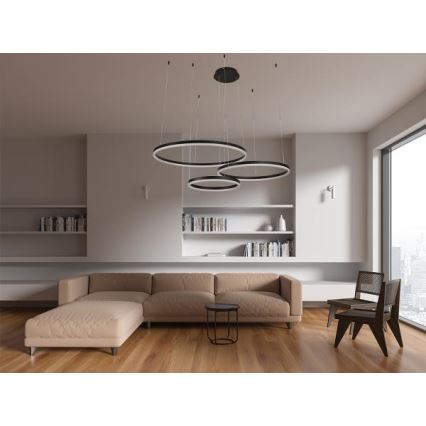 LED Hämardatav lühter LED/125W/230V 3000-6500K + kaugjuhtimispult