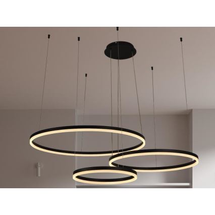LED Hämardatav lühter LED/125W/230V 3000-6500K + kaugjuhtimispult