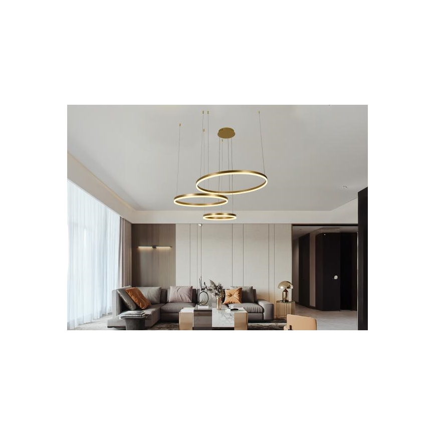 LED Hämardatav lühter LED/125W/230V 3000-6500K + kaugjuhtimispult