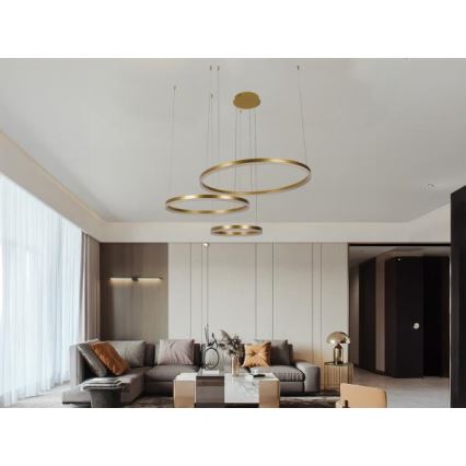 LED Hämardatav lühter LED/125W/230V 3000-6500K + kaugjuhtimispult