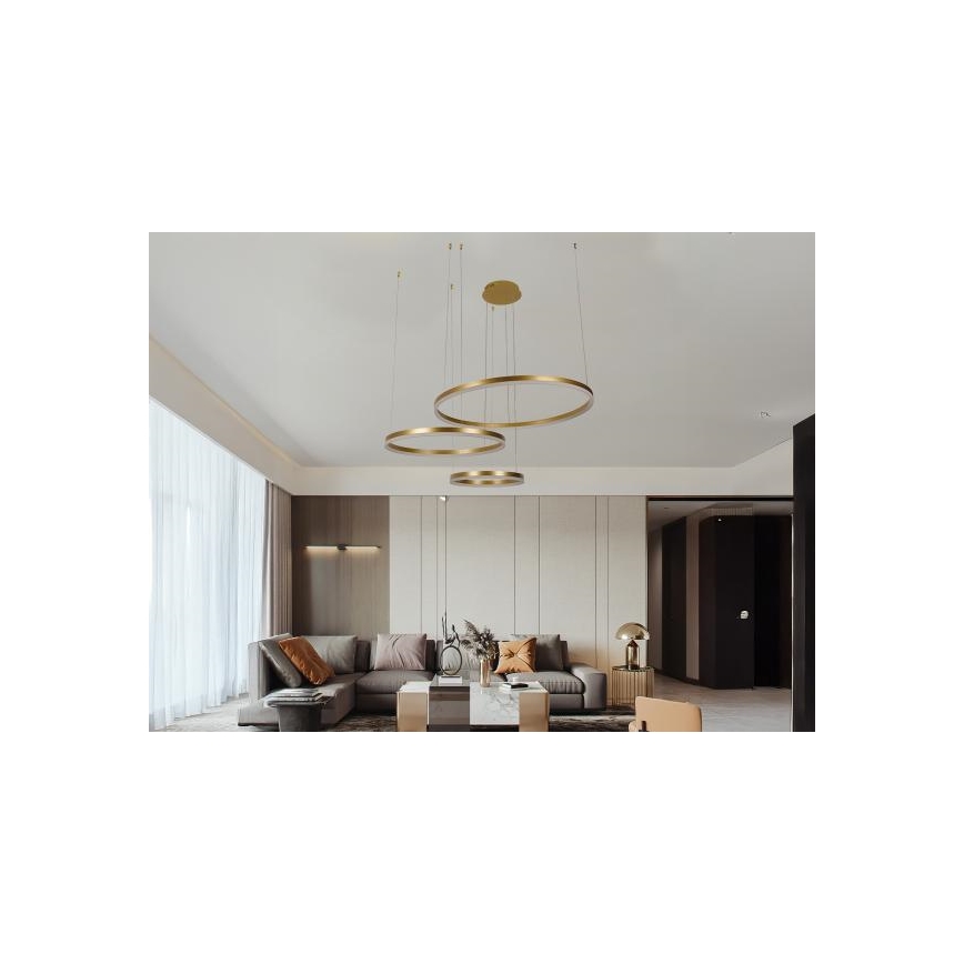 LED Hämardatav lühter LED/125W/230V 3000-6500K + kaugjuhtimispult