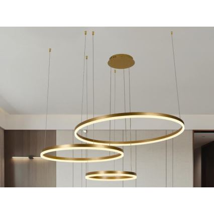 LED Hämardatav lühter LED/125W/230V 3000-6500K + kaugjuhtimispult
