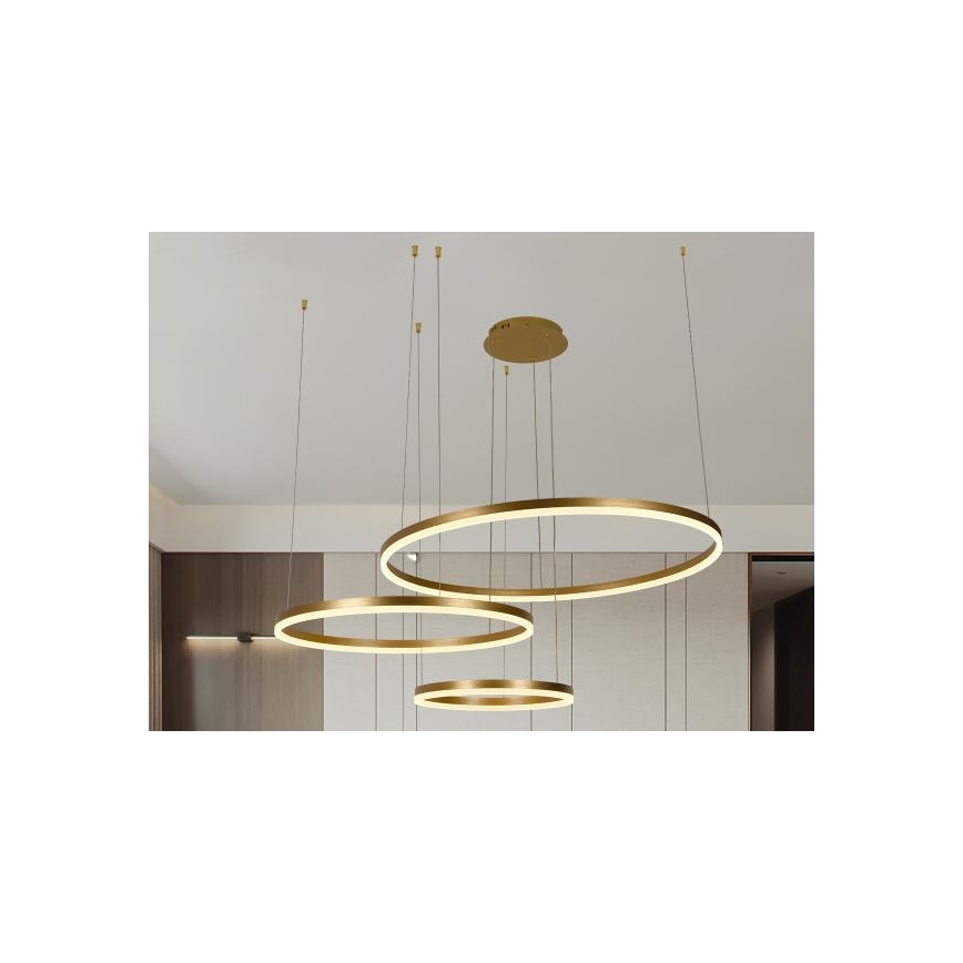 LED Hämardatav lühter LED/125W/230V 3000-6500K + kaugjuhtimispult