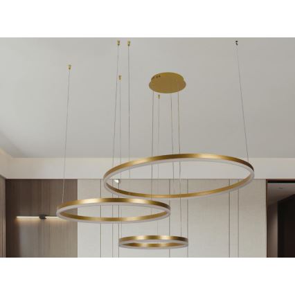 LED Hämardatav lühter LED/125W/230V 3000-6500K + kaugjuhtimispult