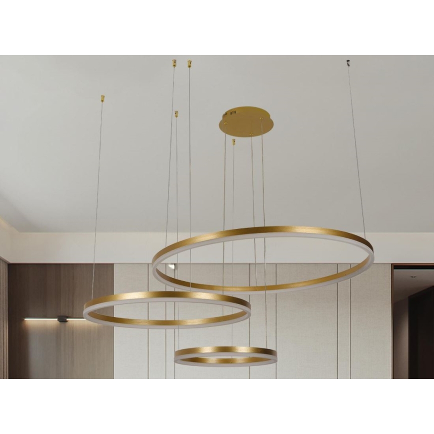 LED Hämardatav lühter LED/125W/230V 3000-6500K + kaugjuhtimispult