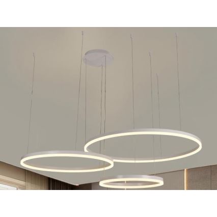 LED Hämardatav lühter LED/125W/230V 3000-6500K + kaugjuhtimispult