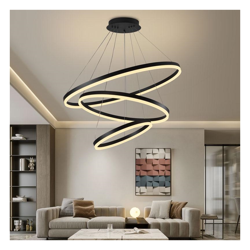 LED Hämardatav lühter LED/125W/230V 3000-6500K + pult