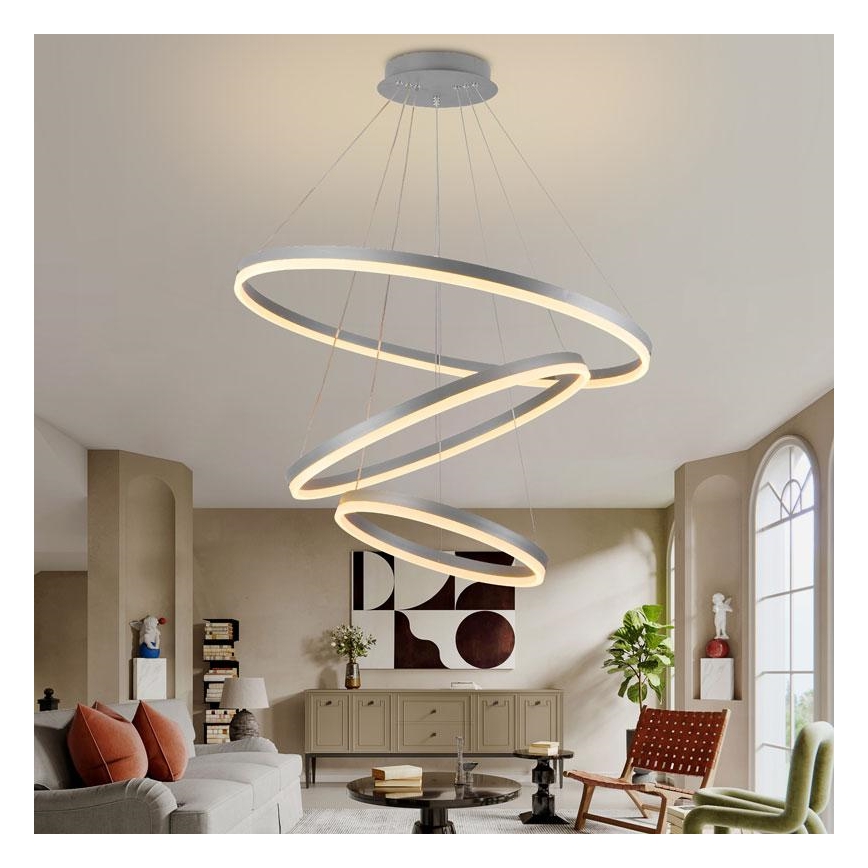 LED Hämardatav lühter LED/125W/230V 3000-6500K + pult