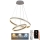 LED Hämardatav lühter LED/135W/230V 3000-6500K d. 60 cm + kaugjuhtimispult