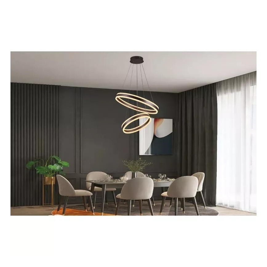 LED Hämardatav lühter LED/135W/230V 3000-6500K + kaugjuhtimispult