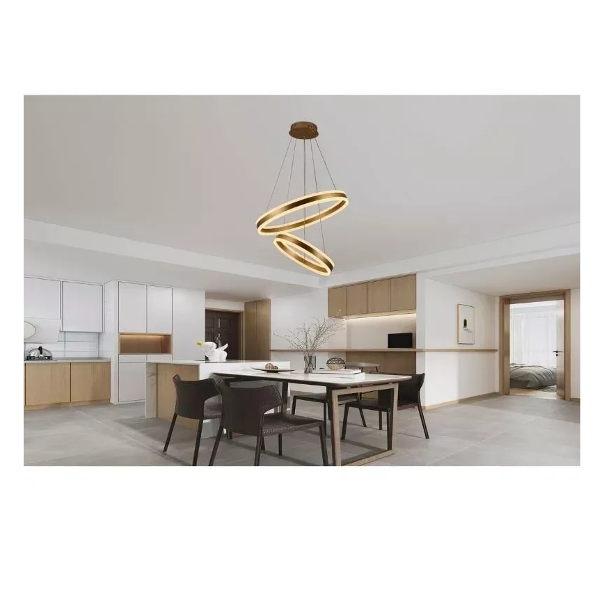 LED Hämardatav lühter LED/135W/230V 3000-6500K + kaugjuhtimispult