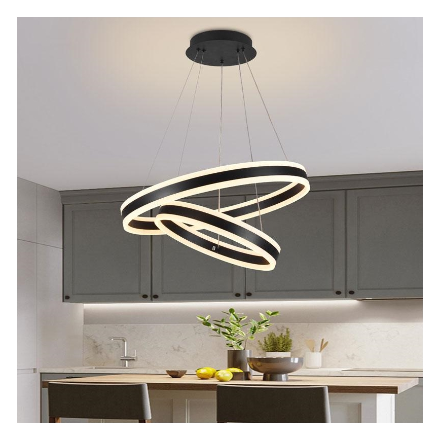 LED Hämardatav lühter LED/135W/230V 3000-6500K + pult