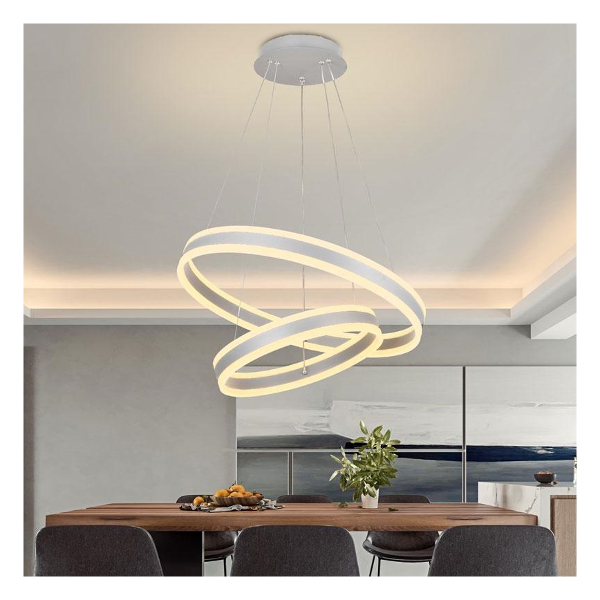 LED Hämardatav lühter LED/135W/230V 3000-6500K + pult