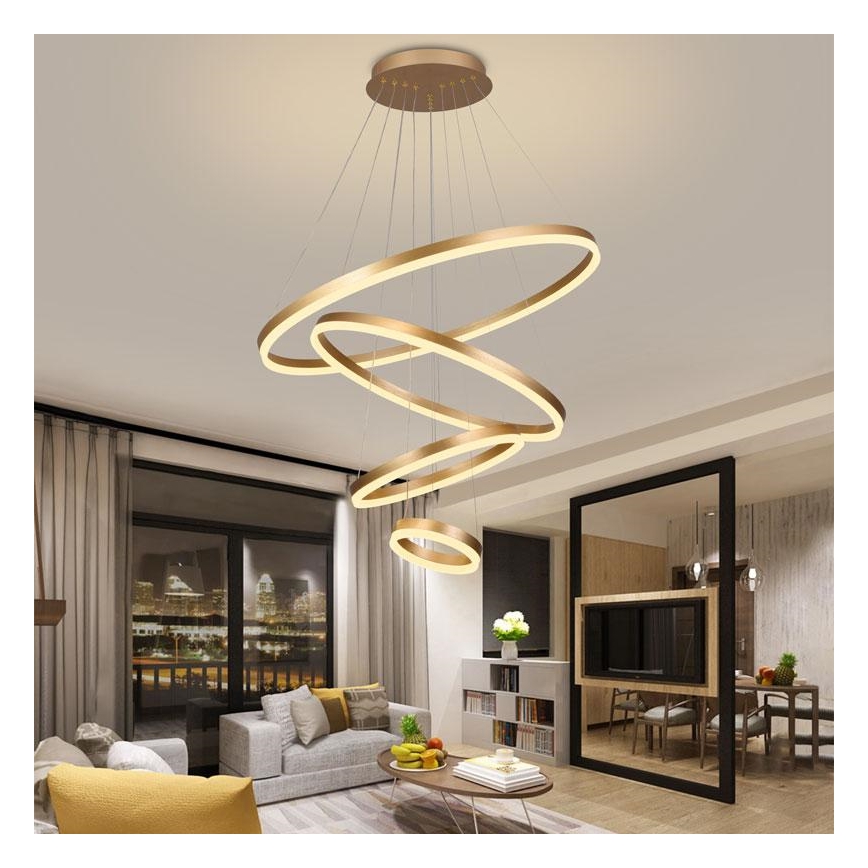 LED Hämardatav lühter LED/165W/230V 3000-6500K + pult