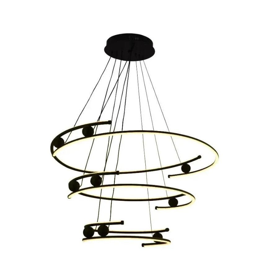LED Hämardatav lühter LED/170W/230V 3000-6500K d. 80 cm + kaugjuhtimispult