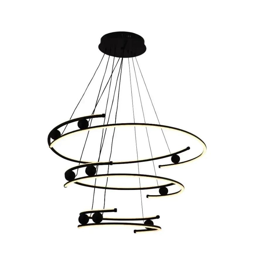 LED Hämardatav lühter LED/170W/230V 3000-6500K d. 80 cm + kaugjuhtimispult