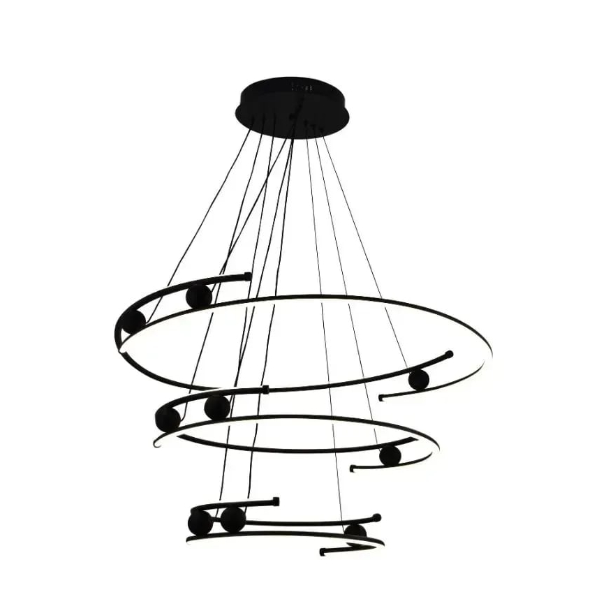 LED Hämardatav lühter LED/170W/230V 3000-6500K d. 80 cm + kaugjuhtimispult