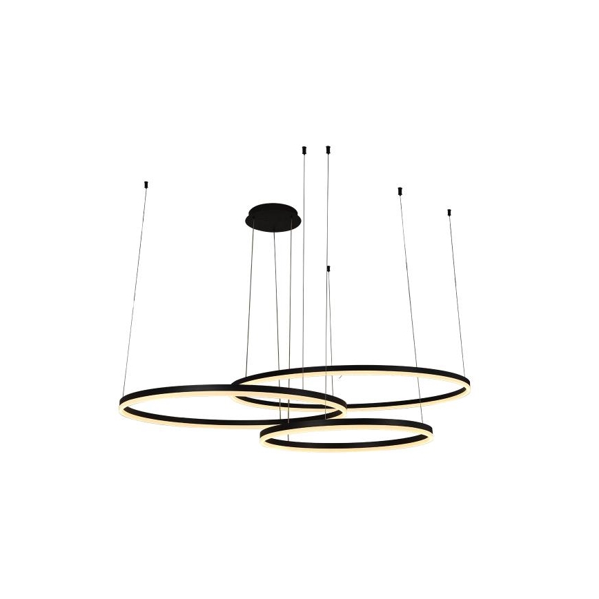 LED Hämardatav lühter LED/170W/230V 3000-6500K d. 100 cm + kaugjuhtimispult