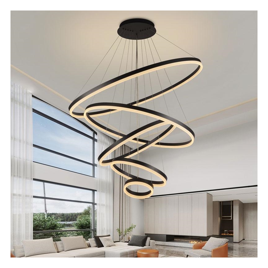 LED Hämardatav lühter LED/210W/230V 3000-6500K + pult
