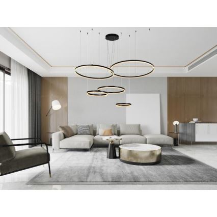 LED Hämardatav lühter LED/220W/230V 3000-6500K + kaugjuhtimispult