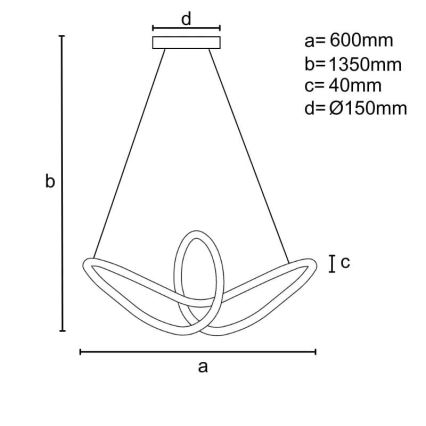 LED Hämardatav lühter LED/25W/230V 3000-6500K + kaugjuhtimispult