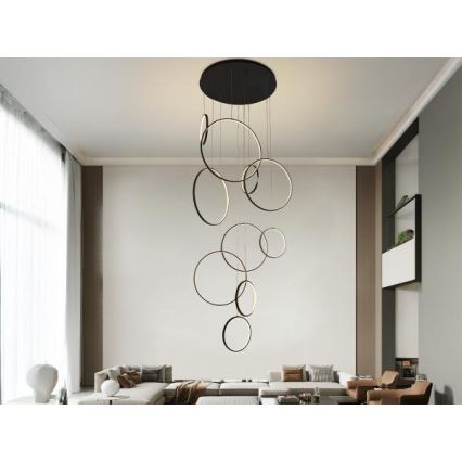 LED Hämardatav lühter LED/290W/230V 3000-6500K d. 60 cm + kaugjuhtimispult