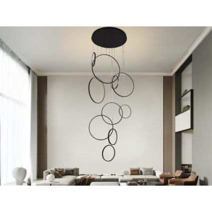 LED Hämardatav lühter LED/290W/230V 3000-6500K d. 60 cm + kaugjuhtimispult