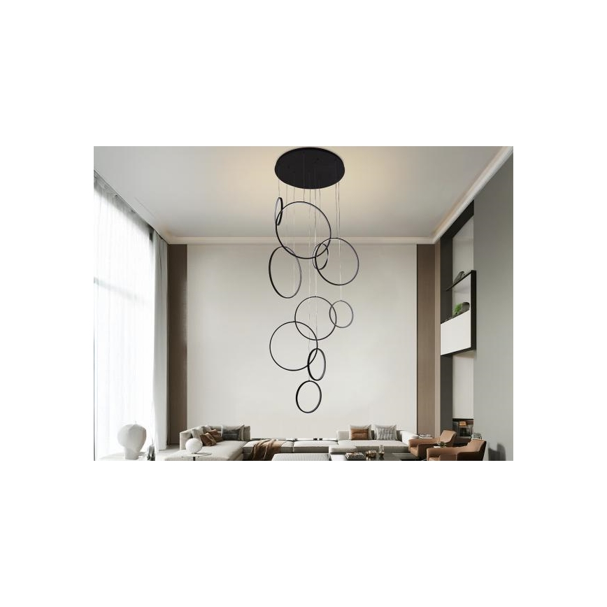 LED Hämardatav lühter LED/290W/230V 3000-6500K d. 60 cm + kaugjuhtimispult