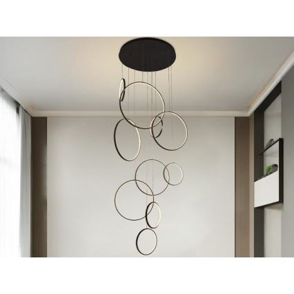 LED Hämardatav lühter LED/290W/230V 3000-6500K d. 60 cm + kaugjuhtimispult
