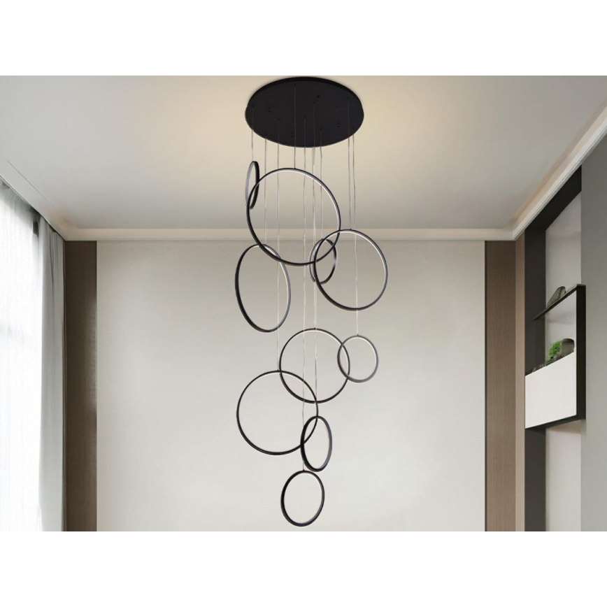 LED Hämardatav lühter LED/290W/230V 3000-6500K d. 60 cm + kaugjuhtimispult