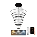 LED Hämardatav lühter LED/365W/230V 3000-6500K + kaugjuhtimispult
