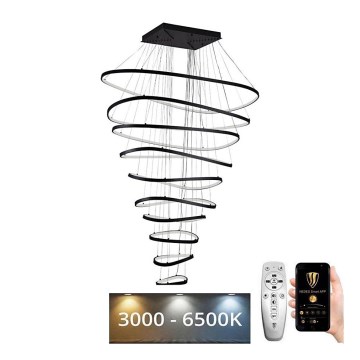 LED Hämardatav lühter LED/370W/230V 3000-6500K + kaugjuhtimispult