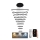 LED Hämardatav lühter LED/385W/230V 3000-6500K d. 100 cm + kaugjuhtimispult