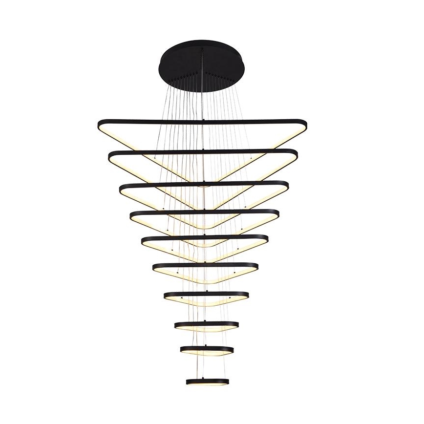 LED Hämardatav lühter LED/385W/230V 3000-6500K d. 100 cm + kaugjuhtimispult