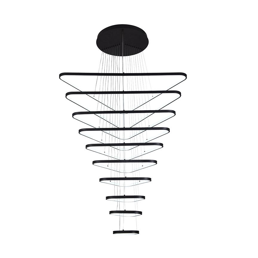LED Hämardatav lühter LED/385W/230V 3000-6500K d. 100 cm + kaugjuhtimispult