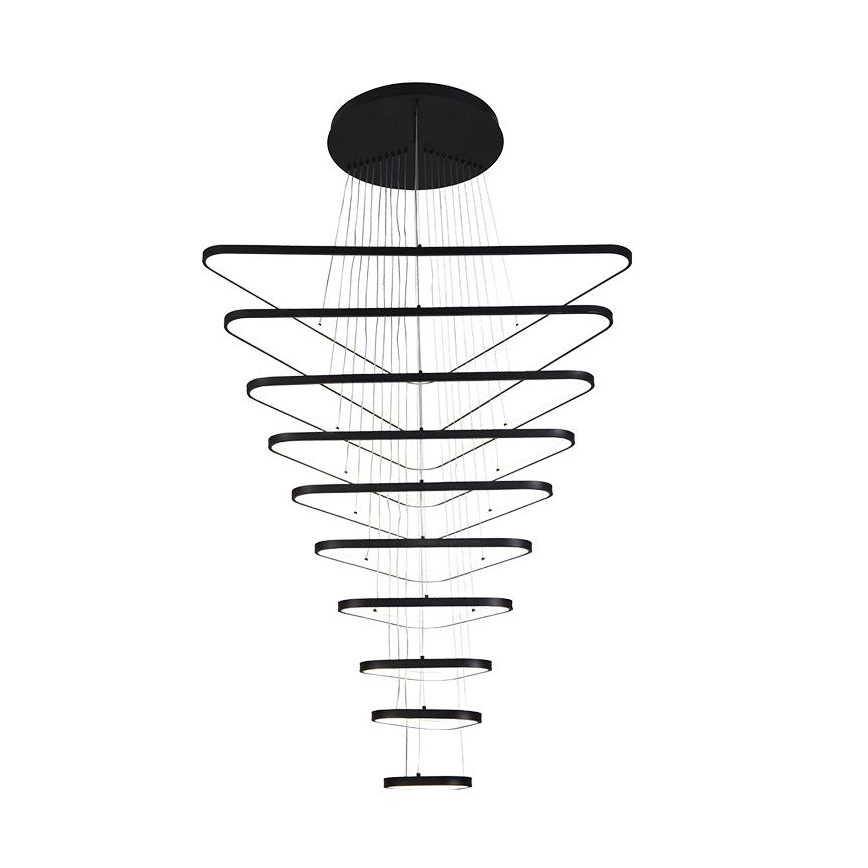 LED Hämardatav lühter LED/385W/230V 3000-6500K d. 100 cm + kaugjuhtimispult