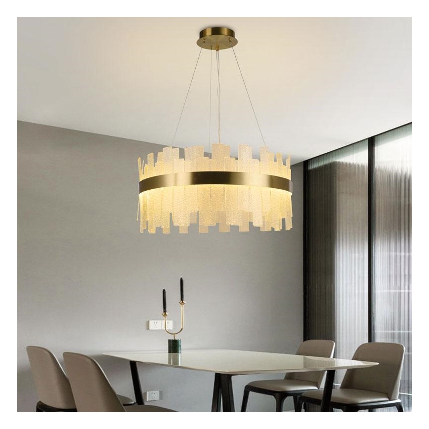 LED Hämardatav kristall-lühter LED/40W/230V 3000-6500K + kaugjuhtimispult