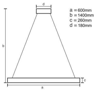 LED Hämardatav kristall-lühter LED/40W/230V 3000-6500K + kaugjuhtimispult