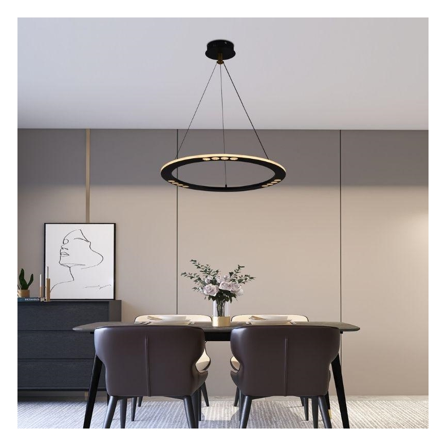 LED Hämardatav lühter LED/40W/230V 3000-6500K + kaugjuhtimispult