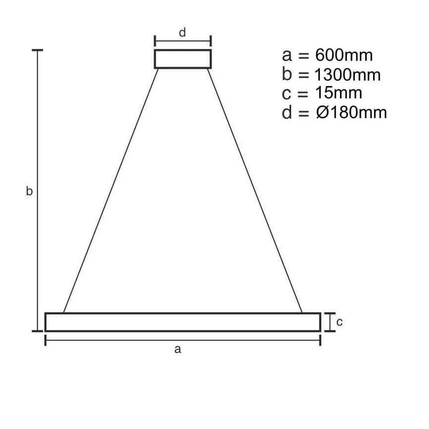 LED Hämardatav lühter LED/40W/230V 3000-6500K + kaugjuhtimispult