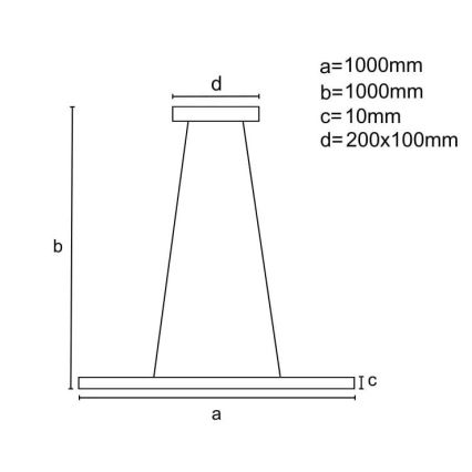 LED Hämardatav lühter LED/40W/230V 3000-6500K kroom + kaugjuhtimispult