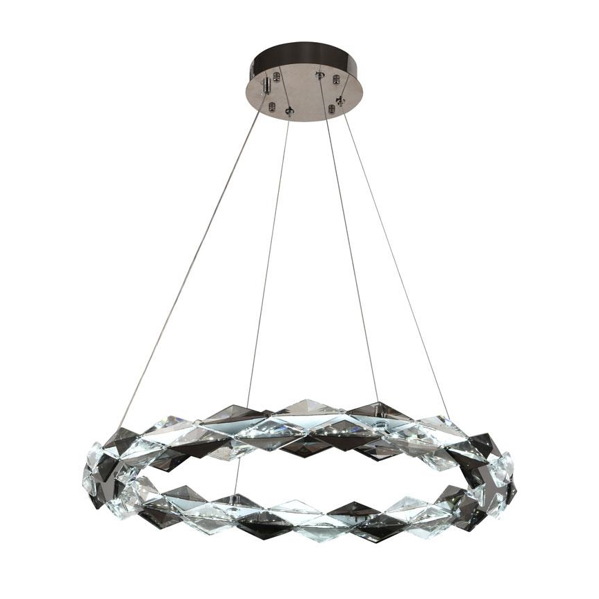 LED Hämardatav kristall-lühter LED/40W/230V 3000-6500K läikiv kroom + kaugjuhtimispult