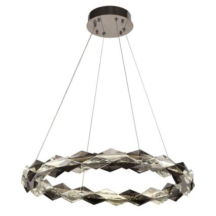 LED Hämardatav kristall-lühter LED/40W/230V 3000-6500K läikiv kroom + kaugjuhtimispult